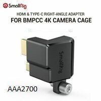 Аксессуар SmallRig HDMI & Type-C Right-Angle Adapter for BMPCC 4K Camera Cage AAA2700 (AAA2700) 10004339 фото