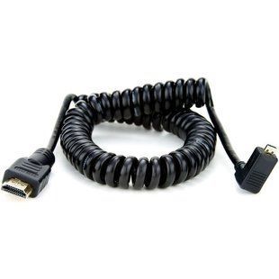Кабель Atomos Coiled Micro-HDMI to HDMI Cable (19.7 to 25.6") (50 - 65 cm) (ATOMCAB013) 10004457 фото