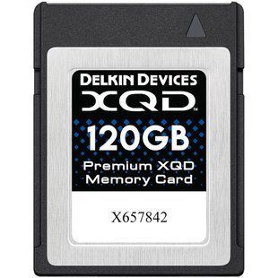 Карта пам'яті Delkin Devices 120GB Premium XQD Memory Card (DEXQD120GB) (DDXQD-120GB) 10002804 фото