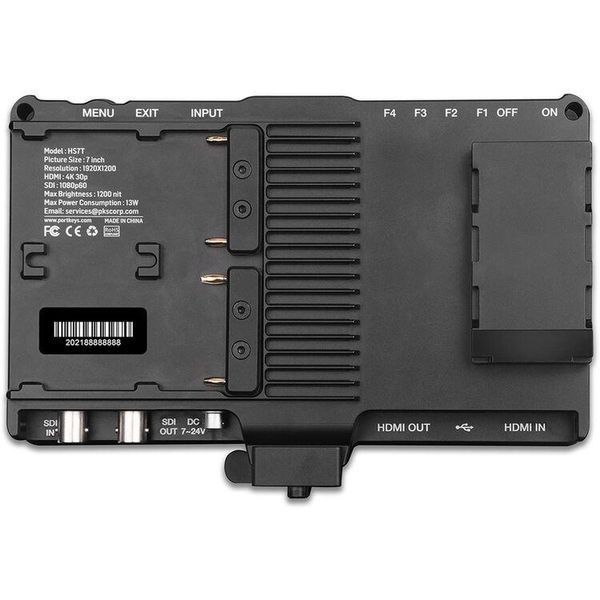 Накамерний монітор Portkeys High-Bright HS7T II 4K HDMI/SDI Monitor with Metal Housing (HS7T II) 10005059 фото
