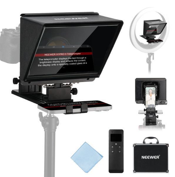 Телесуфлер NEEWER X1 PRO II 9" Remote Control Teleprompter (10102964) 10007480 фото