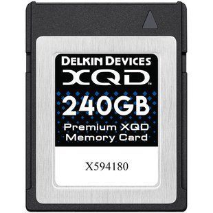 Карта пам'яті Delkin Devices 240GB Premium XQD Memory Card (DEXQD240GB) (DDXQD-240GB) 10002806 фото