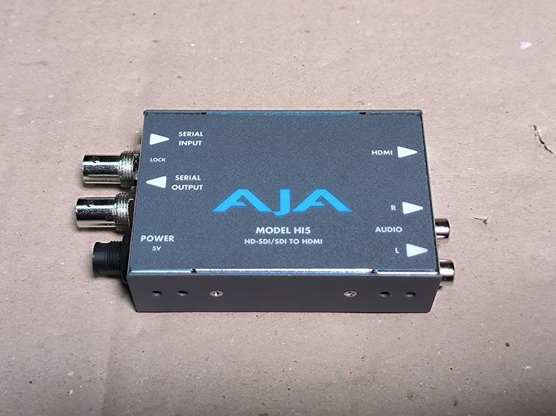 Конвертер AJA HI5 HD-SDI/SDI в HDMI для видео и аудио (б/у) 1001983 фото