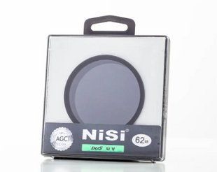 Светофильтр NiSi DUS Ultra Slim PRO UV 62mm (10930) 1000484 фото