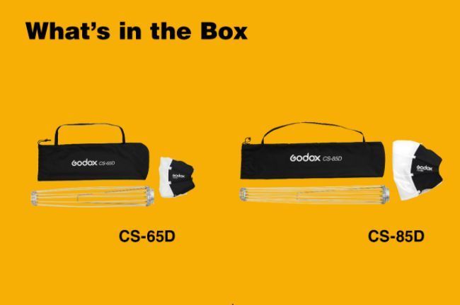 Складаний софтбокс Godox CS-65D Collapsible Lantern Softbox (26.6"/65см) (CS-65D) 10003711 фото