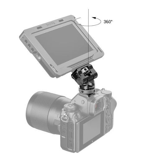 Кріплення SmallRig Swivel Tilt and Monitor Mount with Cold Shoe (BSE2346) (BSE2346B) 10001876 фото