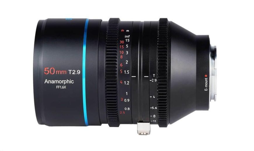 Анаморфний об'єктив Sirui 50mm T2.9 1.6 x Full-Frame Anamorphic Lens (E-Mount) (FFEK6-E) 10004738 фото