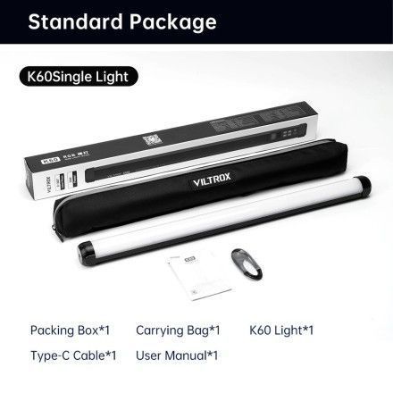 Свет Viltrox K60 RGB Light Stick 20W High Brightness (K60) 10006773 фото