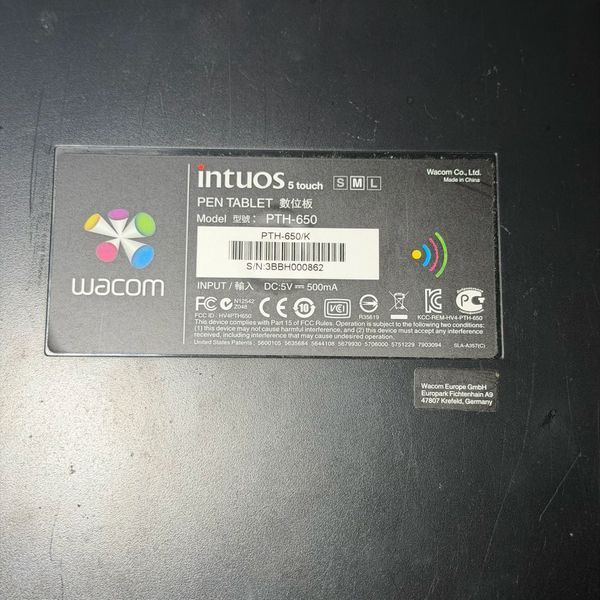 Графический планшет Wacom Intuos 5 Touch M PTH-650 (б/у) 16925 фото