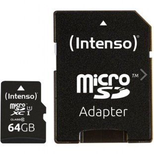 Карта пам'яті Intenso Micro SD Card Class 10 SDXC 64GB (3413490) 10004630 фото