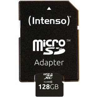 Карта пам'яті Intenso Micro SD Card PRO SDXC 128GB (3433491) 10004631 фото