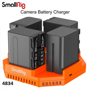 Зарядний пристрій SmallRig 4-Channel Camera Battery Charger & 4-Battery Kit для Sony NP-F970 (4834) 1001451 фото