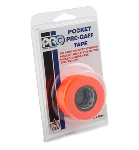 Клейкая лента Le Mark Pro Gaff Pocket 24mm x 5.4m Neon Fluorescent Orange (PROPOCKET24NOR) 1001501 фото