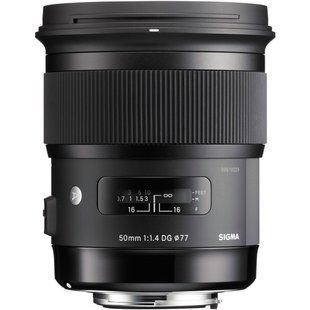 Объектив Sigma 50mm f1.4 DG HSM Art Lens for Sony A (311205) 10001164 фото