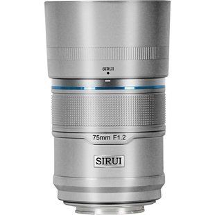 Об'єктив Sirui Sniper 75mm f/1.2 Autofocus Lens Silver (FUJIFILM X) (75AS12X-S) 10007034 фото