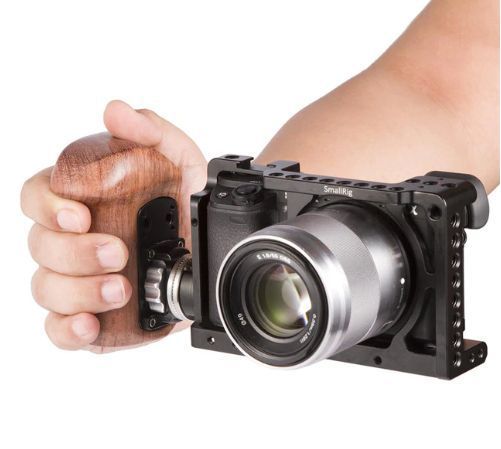Деревянная ручка правая SmallRig Right Side Wooden Grip with Arri Rosette Bolt-On Mount (2083) 10001936 фото