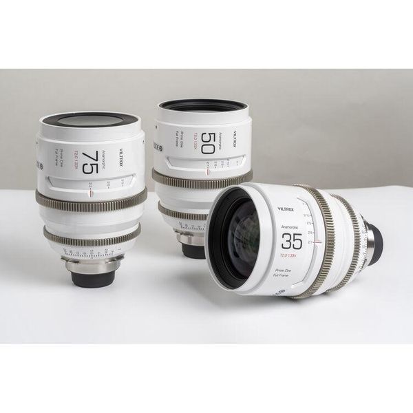 Набір об'єктивів Viltrox EPIC Series 35 mm 50 mm 75 mm T2.0 1.33X PL Mount (35 mm+50 mm+75mT2.0 1.33X PL Set) 10006420 фото