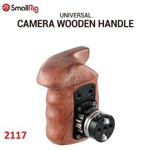 Деревянная ручка правая SmallRig Right Side Wooden Grip with NATO Mount универсальная (2117) 10001937 фото