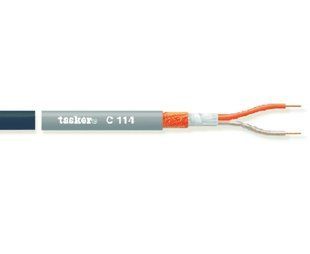 Кабель микрофонный TASKER C114 OFC 2Х0.25 ММ (23356) (C114) 10006870 фото