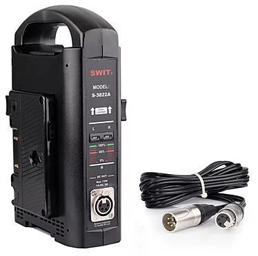 Зарядное устройство SWIT S-3822A 2-ch Gold Mount Charger (2-Channel) (S-3822A) 1000804 фото