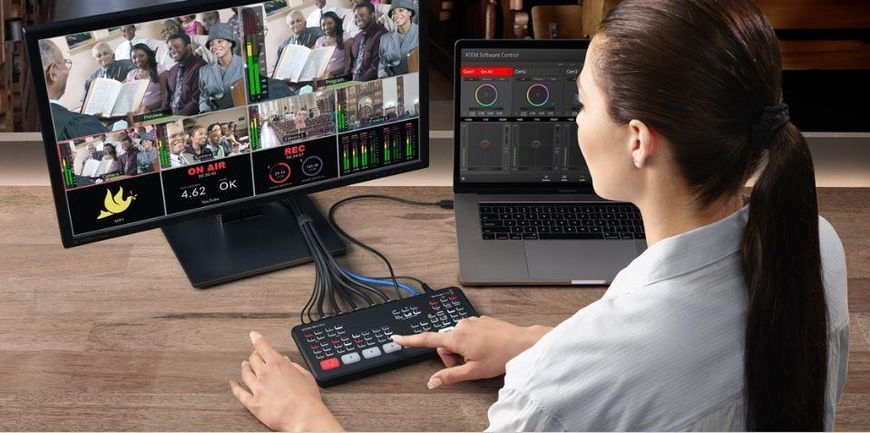Видеомикшер Blackmagic Design ATEM Mini PRO HDMI Live Stream Switcher (SWATEMMINIBPR) 10002057 фото