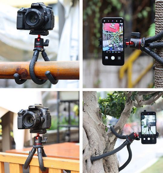 Гнучкий штатив Ulanzi MT-11 з кріпленням для смартфона і додатковою різьбою 1/4 (1907) 10005572 фото
