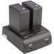 Зарядное устройство SWIT S-3602B Dual Charger/Adapter for Panasonic VW-VBG6 Battery (S-3602B) 1000541 фото 2