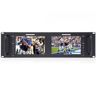 Монитор FeelWorld D71 Dual 7" 3 RU Rackmount 3G-SDI/HDMI LCD Monitor (D71) 10005330 фото