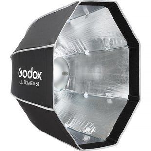 Софтбокс Godox Umbrella-Style Softbox з Bowens Mount (UL-Octa BOX 60) (UL-BOX-OCTA-60) 1001322 фото