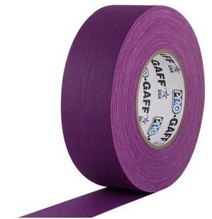 Клейка флуоресцентна стрічка Le Mark TAPE FLUORESCENT Purple 10 mm х 25m (PROGAFF10P) 10007074 фото