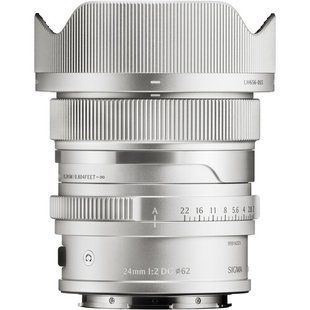 Об'єктив Sigma 24mm f/2 DG Contemporary Lens (L-Mount) (Silver) (4S3969) 1001346 фото