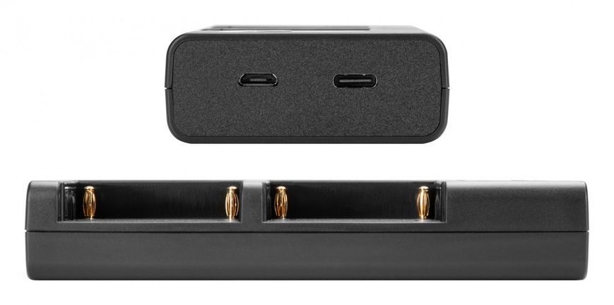 Зарядка двойная NEWELL для аккумуляторов NP-F550/750/970 (DL-USB-C for NP-F) 10001860 фото