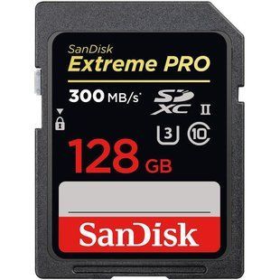 Карта пам'яті SanDisk 128GB Extreme PRO UHS-II SDXC Memory Card 10 клас (SDSDXPK-128G-ANCIN) 10005624 фото
