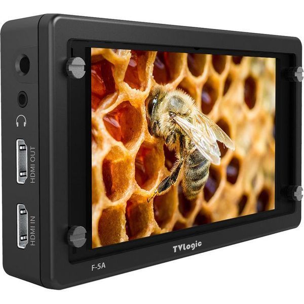 Накамерний монітор TVLogic F-5A 5.5" IPS On-Camera Monitor with L-Series Type Plate (F-5A) 10001528 фото