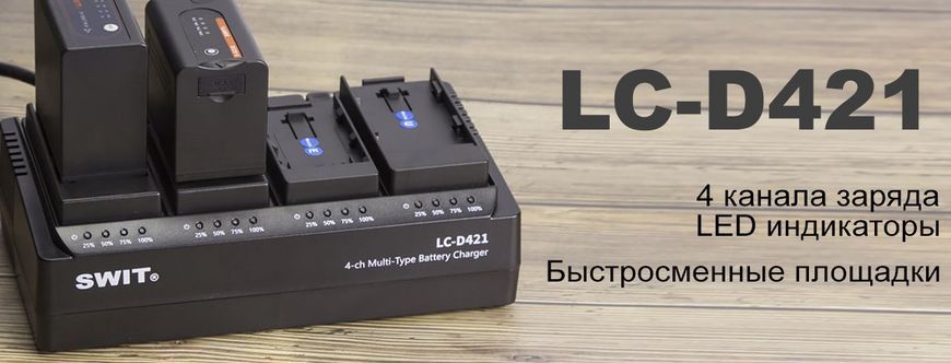 Зарядний пристрій Swit LC-D421 (LC-D421) 10004701 фото