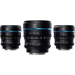 Набір об'єктивів Sirui Night Walker T1.2 S35 Cine 3-Lens Set (Micro Four Thirds-Mount) (Black) (MS-3SMB) 10006599 фото