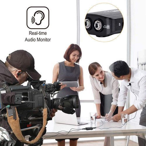 Микрофон COMICA Audio DUAL.LAV D03 STC Dual Omnidirectional Lavalier Microphones with Monitoring for USB 10001571 фото