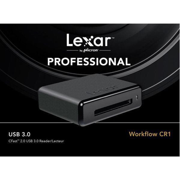 Картрідер Lexar CR1 Professional Workflow CFast 2.0 USB 3.0 Reader (LRWCR1TBNA) 10005704 фото
