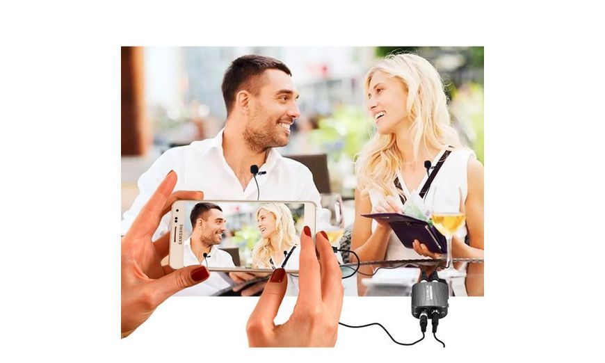 Микрофон COMICA Audio DUAL.LAV D03 STC Dual Omnidirectional Lavalier Microphones with Monitoring for USB 10001571 фото