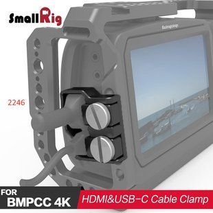 Аксессуар SMALLRIG HDMI and USB-C Cable Clamp for BMPCC 4K Cage (2246) 10001514 фото
