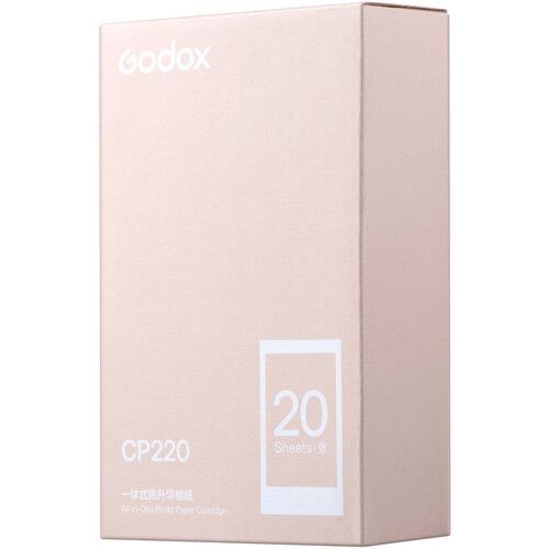 Фотопапір Godox Photo Paper Box для P100 Portable Photo Printer (20 листків) (CP220) 1002432 фото