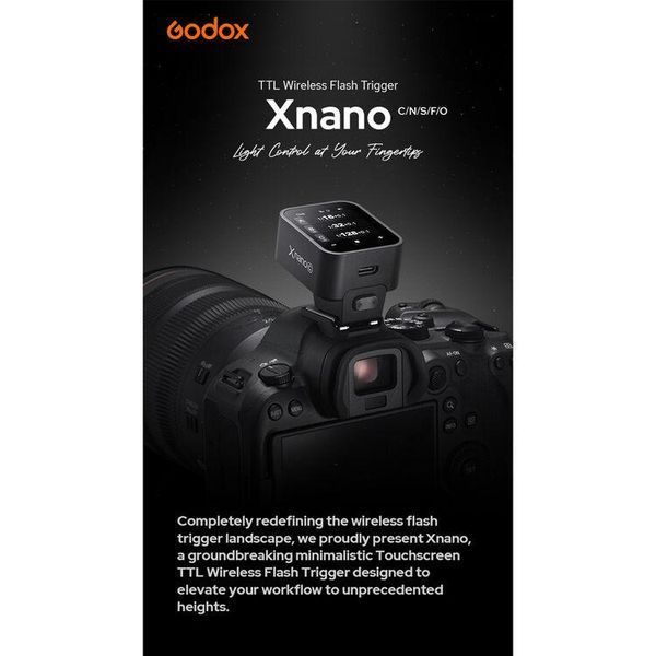 Синхронизатор Godox Xnano S Touchscreen TTL Wireless Flash Trigger для Sony (X3-S) 10006949 фото