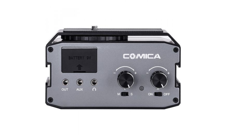 Двухканальный аудиомикшер Comica Audio CVM-AX3 Dual-Channel Audio Mixer for DSLRs (CVM-AX3) 10003183 фото