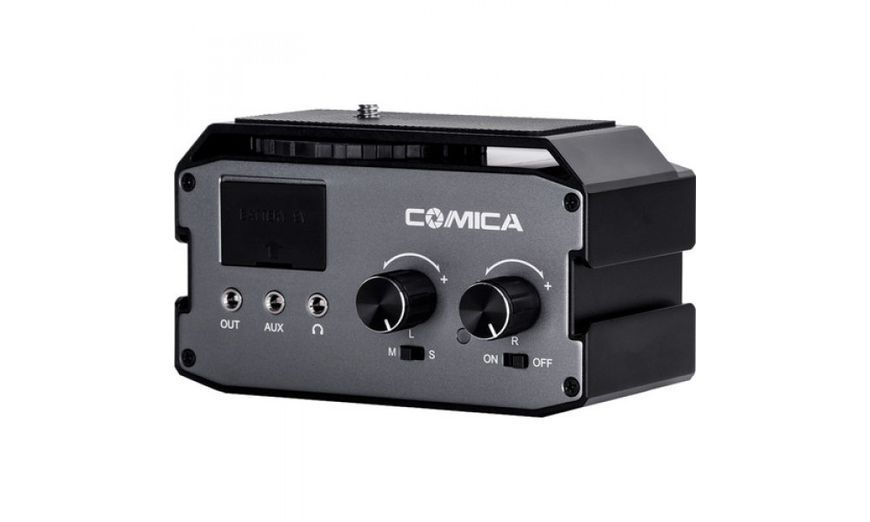Двухканальный аудиомикшер Comica Audio CVM-AX3 Dual-Channel Audio Mixer for DSLRs (CVM-AX3) 10003183 фото