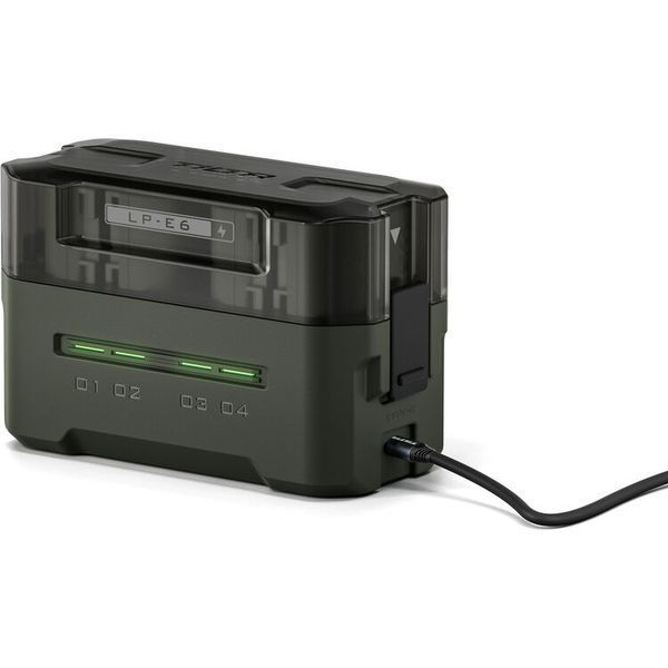 Зарядное устройство Tilta LP-E6P Kit с 4 Batteries and Charging Station (TBC-E6P-B-GN) 1001047 фото