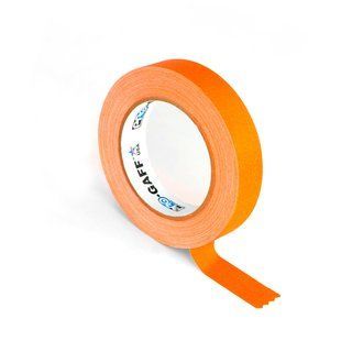 Флуоресцентна клейка стрічка Le Mark PRO-GAFFERTM TAPE FLUORESCENT 24MM X 25YDS ORANGE&nbsp;(PROGAFF24NOR) 10003382 фото