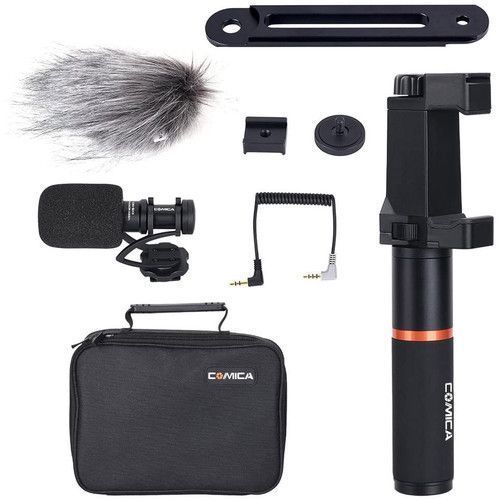 Микрофон Comica Audio CVM-VM10-K4 Camera-Mount Shotgun Microphone with Grip Handle and Accessory 10003269 фото