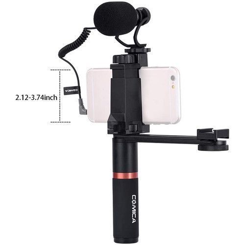 Микрофон Comica Audio CVM-VM10-K4 Camera-Mount Shotgun Microphone with Grip Handle and Accessory 10003269 фото