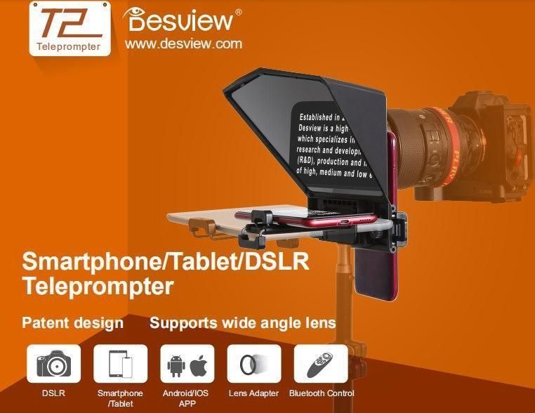 Портативный телесуфлер Desview (Bestview) T2 (T2 Teleprompter) 10002398 фото
