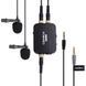 Мікрофон Comica Audio DUAL.LAV D03 Dual Omnidirectional Lavalier Microphones with Monitoring for DSLR Cameras 10003270 фото 1